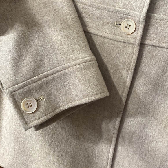 Rena Rowen virgin wool tan blend blazer size M - Picture 4 of 6